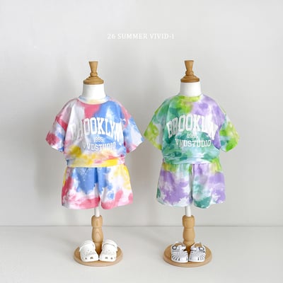 vivid17｜(78cm-125cm) 2款繽紛色彩噴印畫套裝1