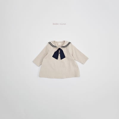 bebe nine31  (65-115) 2色水手領帶洋裝14