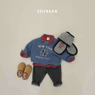 Soybean36｜(75cm-118cm) 英字刷毛上衣17