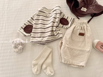 Valubebe11｜(65-90) 素面長襪三雙組3