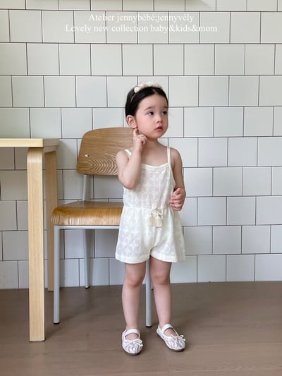 JE15｜(80-120cm) 透氣細肩連身衣5