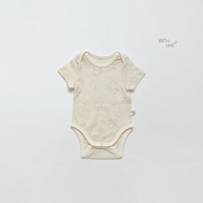 LIME&BLUE06｜(55-80cm)  熊熊室內包屁衣6