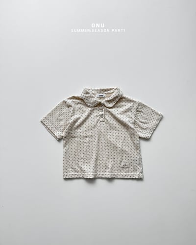 onu33｜(70cm-115cm) 波點有領上衣12