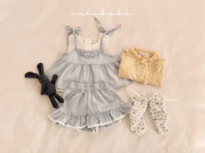 Valubebe 88｜(Free) 花卉絲帶襪10