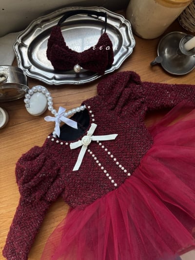 Marron 79｜(free) 蝴蝶結玫瑰花別針9