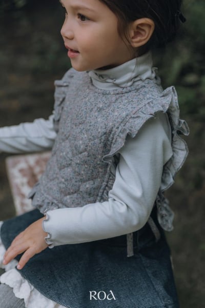 ROA25｜(80cm-120cm) 2色蕾絲拼接棉質短裙15