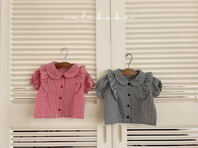 Valubebe 48｜(65-90cm) 班迪格紋襯衫3