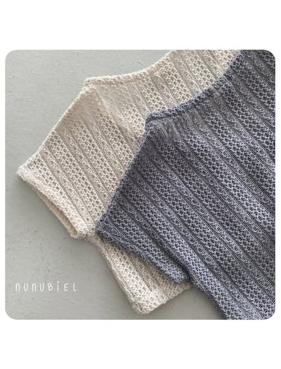 NUNU BIEL32｜(65-115cm) 鏤空編織衫/包屁裝2