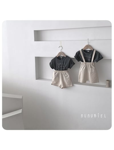 NUNU BIEL24｜(65-115cm) 素色棉質短褲6