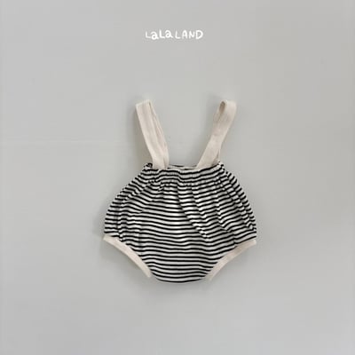 lala land03｜(3m-18m) 2色可拆式吊帶條紋燈籠褲14