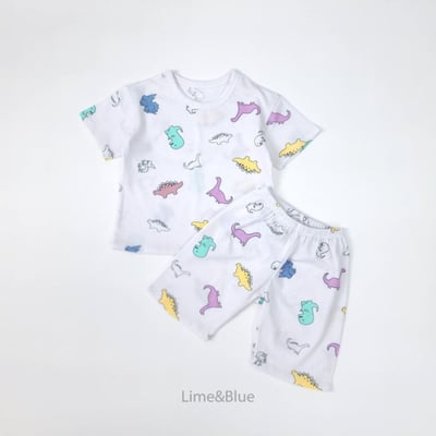 LIME&BLUE35｜(80-118cm)  探險恐龍套裝8