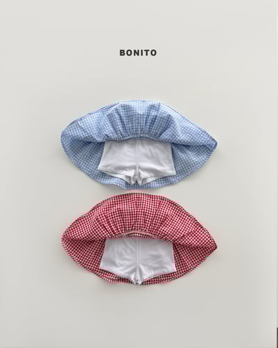 Bonito25｜(75cm-125cm) 2色格子蛋糕多層裙2