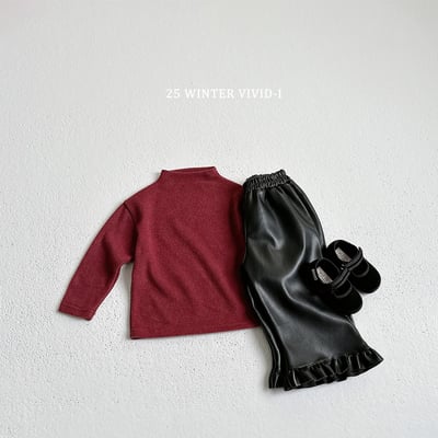 vivid79｜(78cm-125cm) 素面立領上衣9