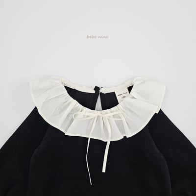 bebe nine58 (55cm-85cm) 3色翻領磨毛包屁衣10