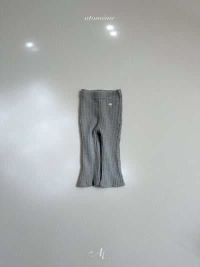 AT06｜(70-110) 柔軟羅紋微喇叭褲8