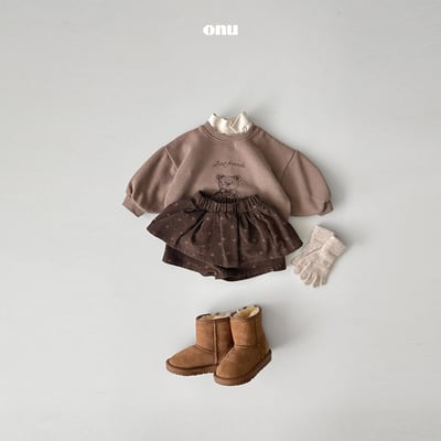 onu 18｜(70cm-115cm) 燈芯絨碎花褲裙5