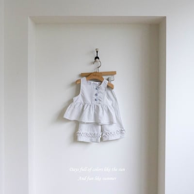 M-KIDS22｜(65-115cm) 條紋傘狀設計背心4