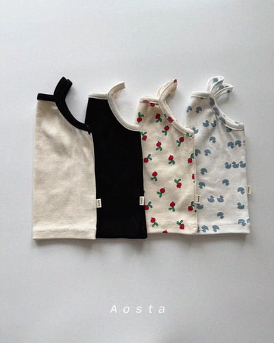 AOSTA49｜(6m-5y) 4款羅紋細肩小可愛3