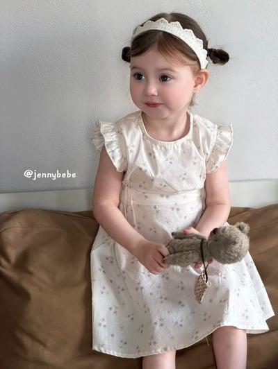 JE731｜(80-120cm) 小碎花背心洋裝6