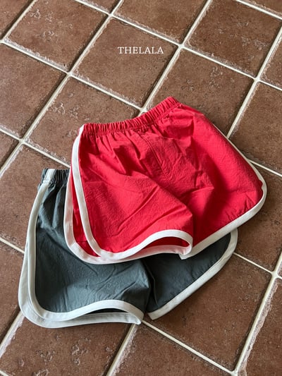 thelala20｜ (70-115) 滾邊logo短褲8