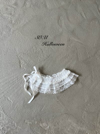 SO.U19｜(Free)  蕾絲花配件腰小裙3