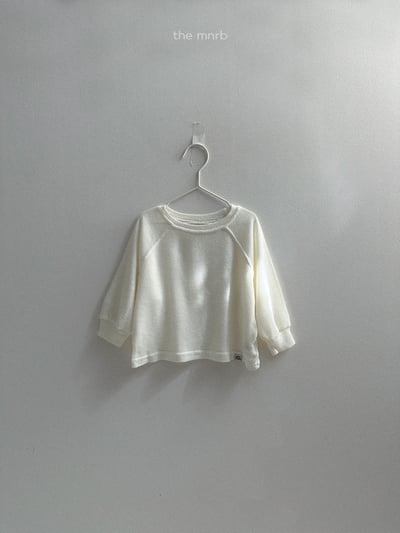 MiniRobe37｜(70-110) 華夫格寬鬆長袖上衣6