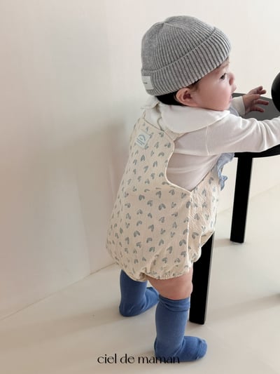 Cieldemaman｜(3-15m) 甜蜜愛心包屁衣19