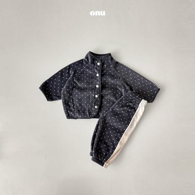 onu 24｜(70cm-115cm) 波點線條縮口褲9