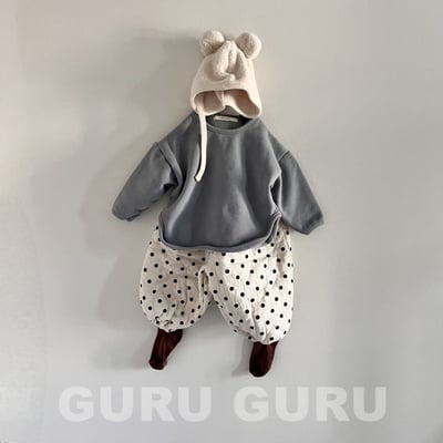 GURU GURU21｜(6m-24m) 3色波點縮口褲12