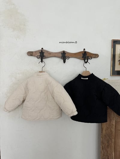 Bloom.b45｜(0m-24m/85cm-125cm) 蝴蝶結印花絎縫雙面刷毛外套6