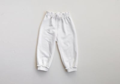 FLO30｜(75-140) 2色荷葉花瓣邊縮口長褲24