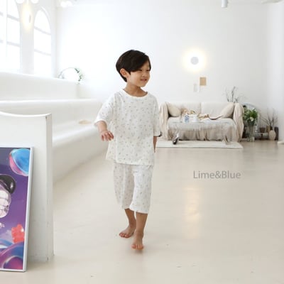 LIME&BLUE11｜(80-118cm)  黃油花居家服13