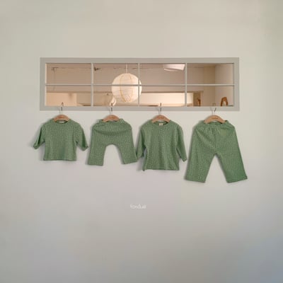 Fondue 32｜(65cm-100cm)  小碎花居家套裝2