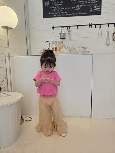 Color17｜(75-115cm) 荷葉邊兩件式上衣17