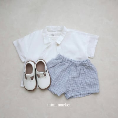 mimi market31 (75-90cm)  休閒格紋短褲8