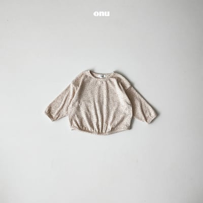 onu 46｜(70cm-115cm) 碎花圓弧上衣6