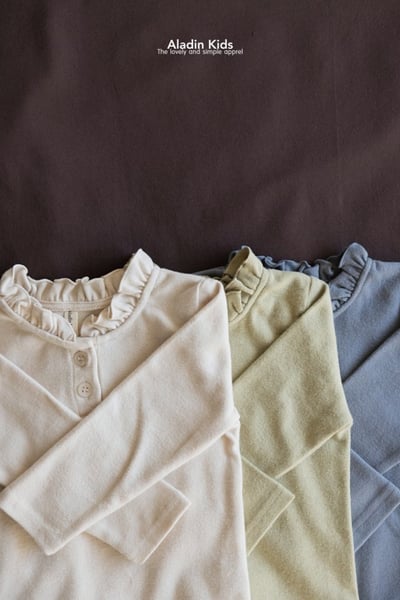 ALADIN11｜(75cm-114cm) 荷葉領邊鈕扣上衣2