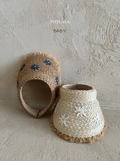 thelala04｜ (free/mom) 夏季雛菊遮陽帽12