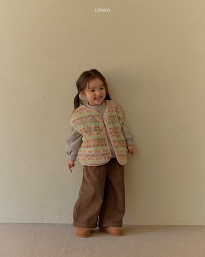 Lindo72｜(80cm-125cm) 印花刷毛背心15