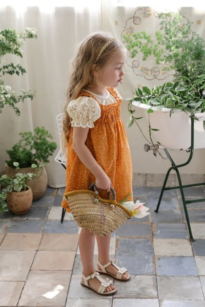 FLO19｜(75-140) 鏤空泡泡袖上衣14