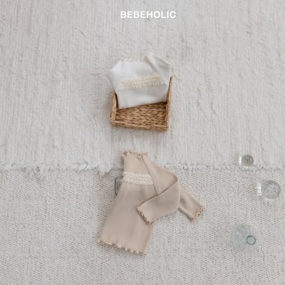 Bebe holic12｜(3m-18m) 蕾絲捲邊上衣9