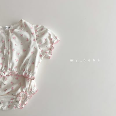 my_bebe15｜(58-72cm) 捲邊開襟外套包屁衣套裝4