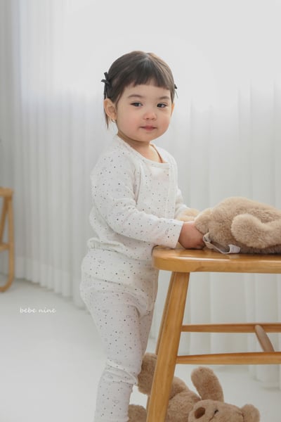 bebe nine13  (65-115) 2色棉質家居服套裝6