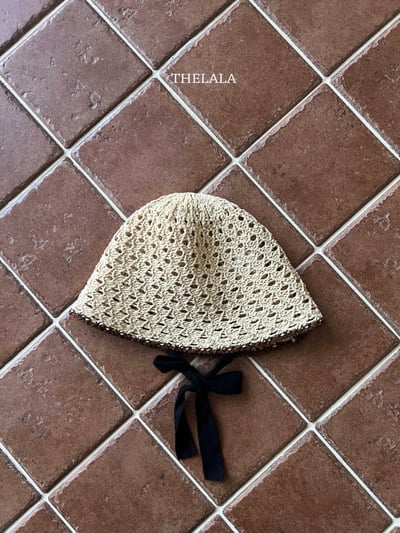 thelala08｜ (free) 夏季鏤空綁帶帽7