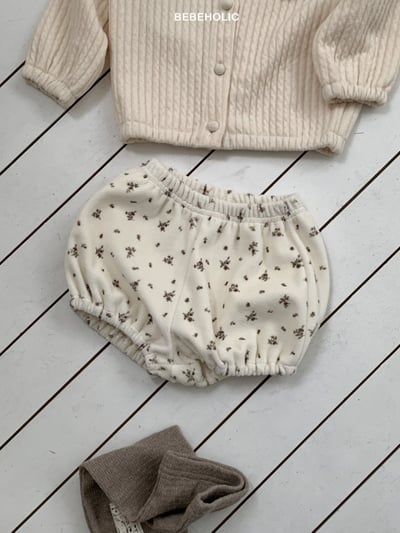 Bebe holic50｜(3m-18m) 蕾絲口袋碎花短褲16