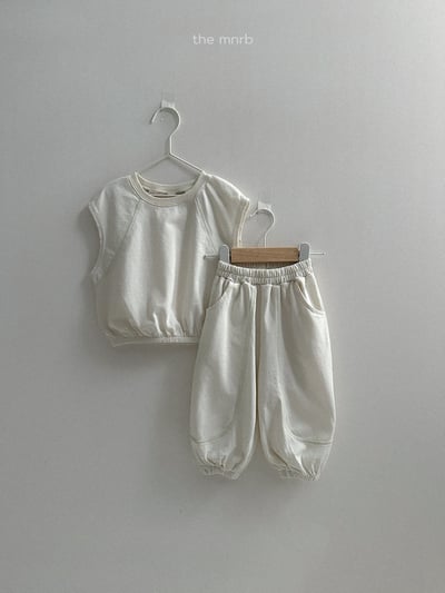 MiniRobe06｜(70-110) 素面圓弧壓線縮口褲4