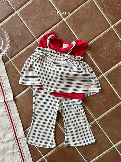 thelala39｜ (70-115) 條紋細肩套裝6