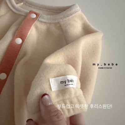 my_bebe23｜(-6m-12m-) 撞色排釦連身衣7