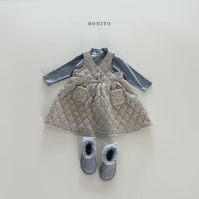 Bonito32｜(75cm-125cm) 素面高領上衣9