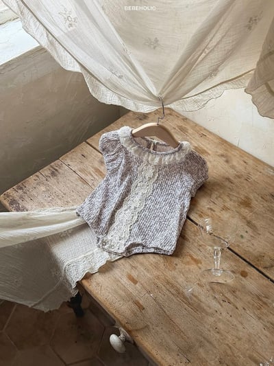 Bebe holic29｜(3m-18m) 松茸荷葉邊套裝5